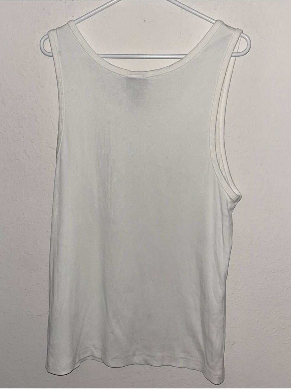 H&M White Ribbed Tank Top - Picture 5 of 6